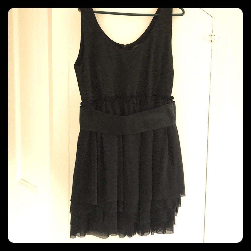 COS ballerina black dress